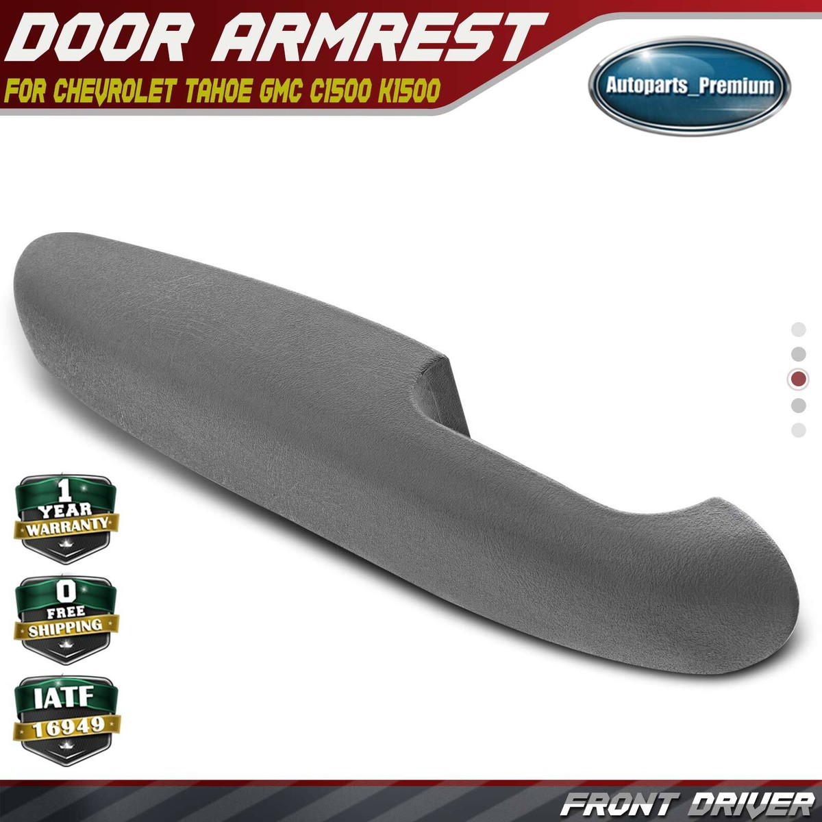 G Front Left Door Armrest for Chevrolet Tahoe GMC Yukon 95-99