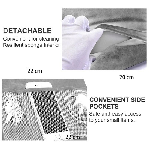 Pillow Lap Stand Soft Phone Cushion Laptop For Tablet IPad Holder Multi-Angle UK - Picture 4 of 7