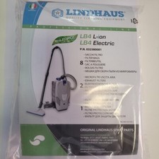 SACCHETTI IN MICROFIBRA ORIGINALI ASPIRAPOLVERE SPALLABILE LINDHAUS LB4 ELECTRIC