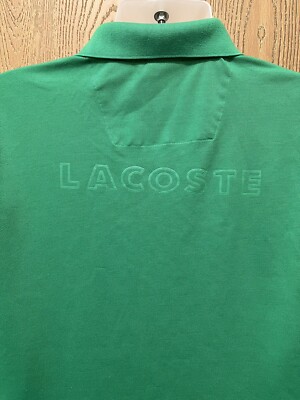 VTG 80's Lacoste Polo Short Sleeve Green 4 Made in France
