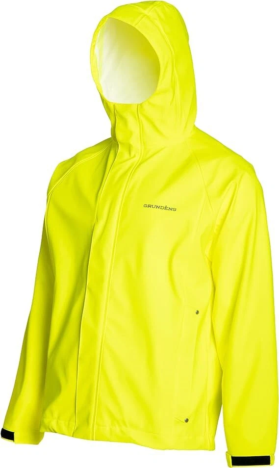 Grundens Men’s Neptune 319 Hi Vis Yellow Commercial Fishing Jacket 10079-730 New
