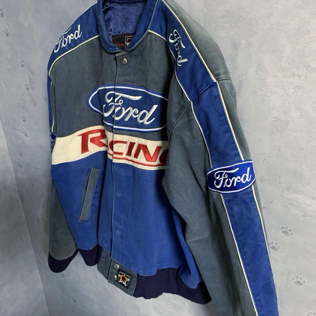 JH DESIGN レーシングジャケット Ford ネイビー　XL JH DESIGN レーシングジャケット Ford ネイビー XL JH Design
