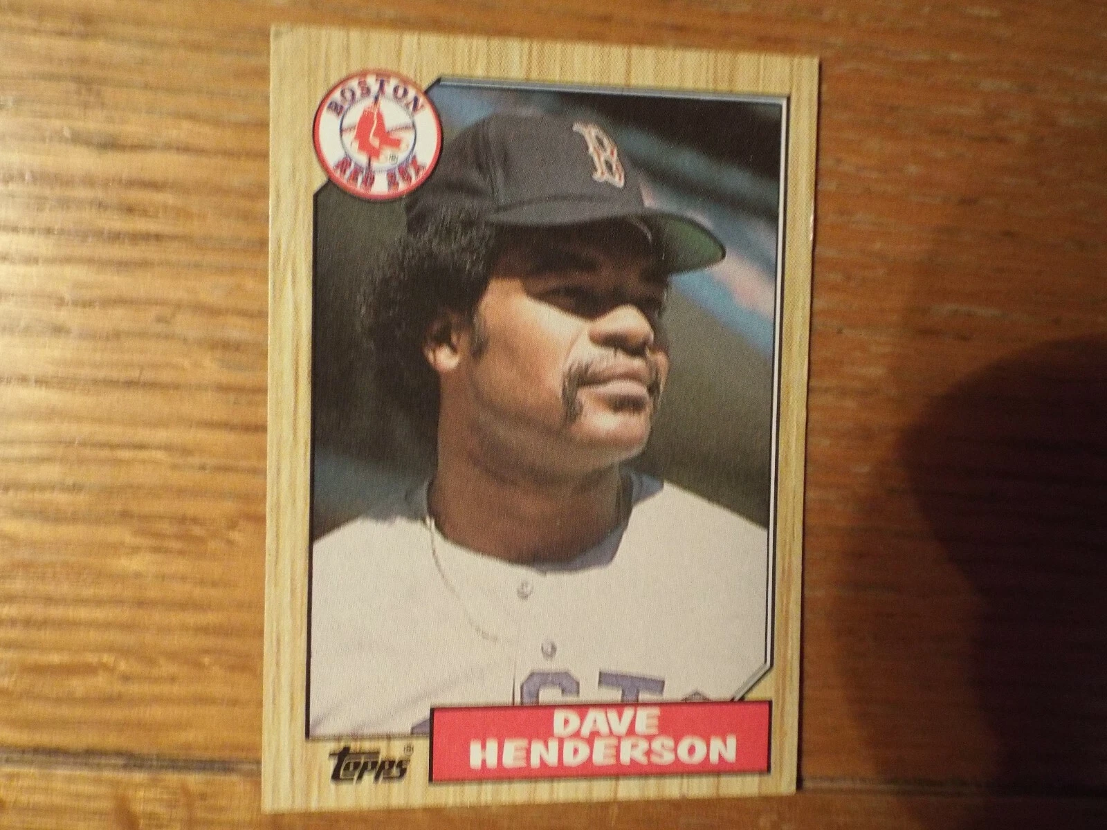 Dave Henderson trading card