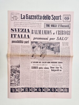 Gazzetta Dello Sport Originale Du 15 Août 1962 - Giuseppe Fezzardi Vainqueur Des Tre Valli Varesine