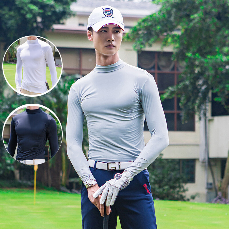 sun protection long sleeve golf shirts