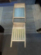 Washboard Pair Antique Snow Bird National 865 Used 