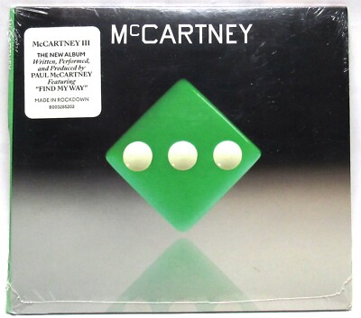 Paul McCartney - McCARTNEY III (CD, Digipak) Exclusive Green Cover Edition NEW 