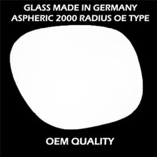 Fits Toyota Rav 4 1994-2000 Wing Mirror Glass, Right Side Wing Mirror Stick On