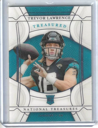2021 Panini National Treasures Trevor Lawrence Rookie Treasured /99 #TRC-1