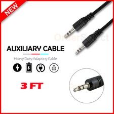 3.5mm Stereo Audio M to M AUX Cable Cord for LG Harmony 4 / Wing / K51 / K92/Q70