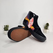 New Vans Sk8-Hi Reissue 'Refract - Black' Skateboarding Sneaker Shoes Men's 9