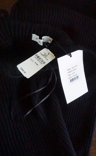 Anna Quan..Adeline Dress..Rib Knit Cotton in Raven...NWT! - Picture 8 of 8