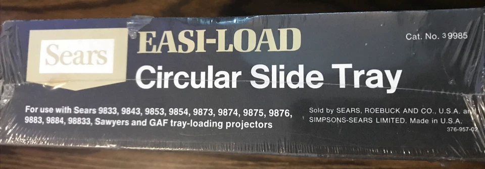 sears easi-load circular slide tray holds 100 2x2 plastic or cardboard slide - Image 4 of 4