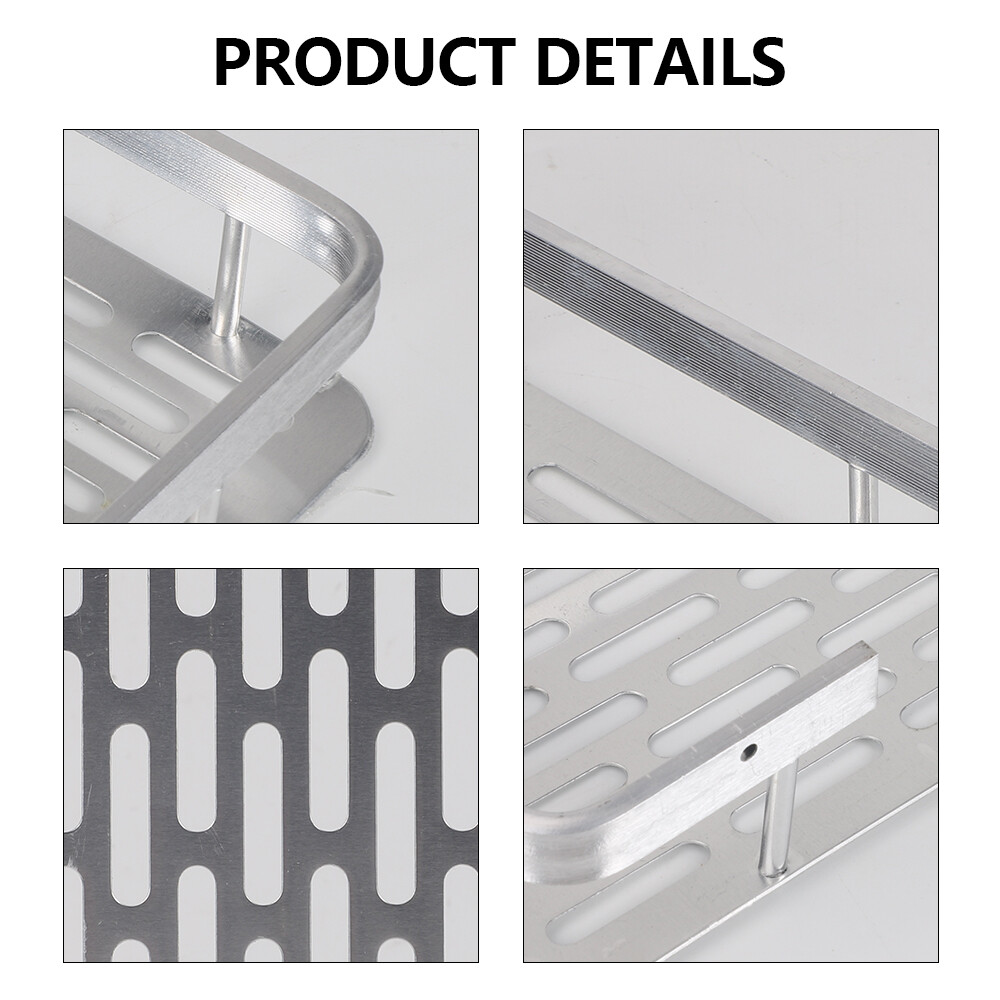 2PCS Self Adhesive Storage Kitchen Organiser Shower Shelf Rack Bathroom