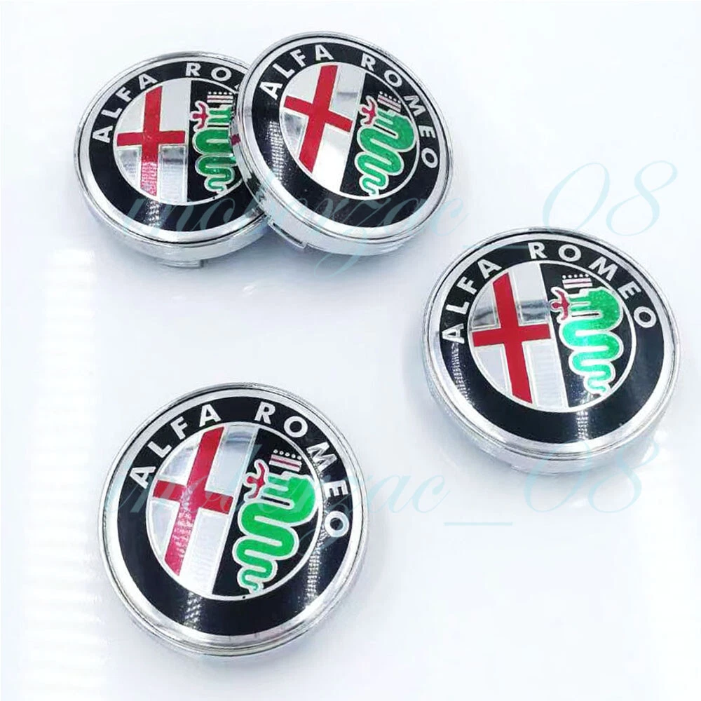 4 Stück Nabendeckel Radnabendeckel Für Alfa Romeo 56mm, Nabenkappen Mit