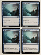 4x Mtg Core Set 2015 M15 Jace’s Ingenuity NM Magic The Gathering