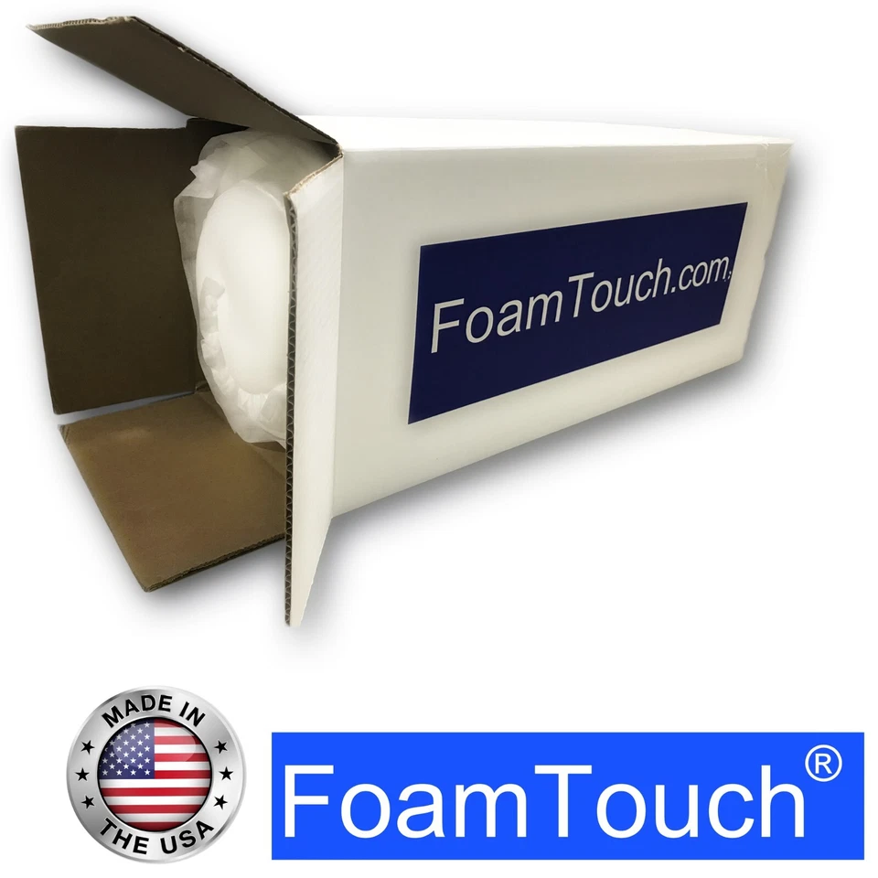 Sábanas de repuesto para cojín de asiento de espuma para tapicería variedad corte regular de FoamTouch Foto 3 de 4