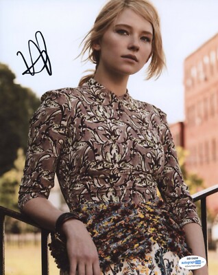 Haley Bennett Sexy Autographed Signed 8x10 Photo ACOA