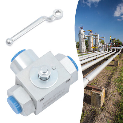Three-way Hydraulic Ball Valve 3/4'' NPT Bi-directional High Pressure 5800PSI POM