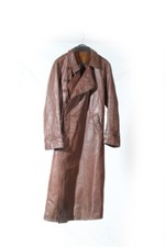 alter Ledermantel Lederjacke Hilbert Chemnitz Zwickau Motorradjacke Leder alt