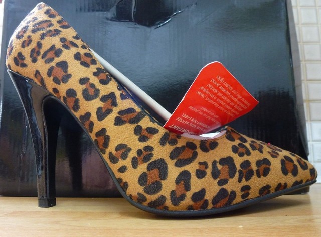 leopard print court shoes uk