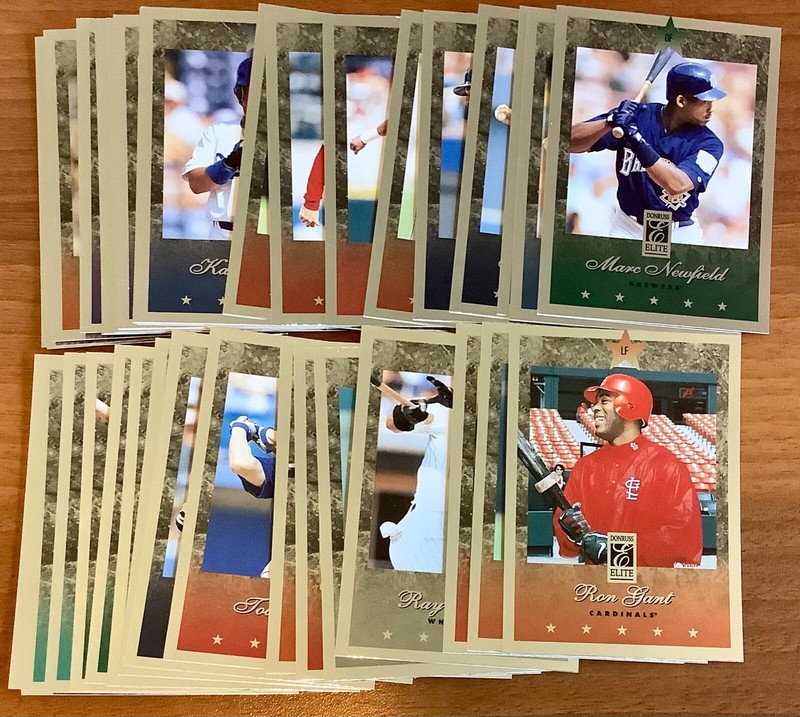 1997 Donruss Elite Baseball Lot of 35