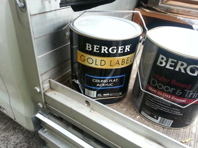 Berger By Dulux 4 Litre Gold Label Interior Ceiling Flat White Colour Paint Ebay