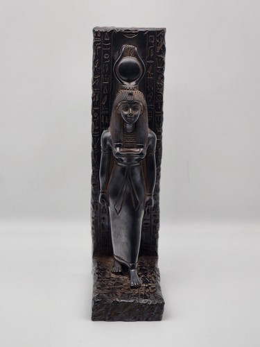 Ancient Egyptian Isis Statue Antique Pharaonic Goddess Sculpture Decor - Picture 3 of 6