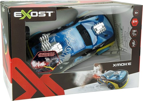 Exost Xmoke 2Ghz Remote Control Car RC - LED Lights & Real Smoke Effect. Blue - Picture 6 of 10
