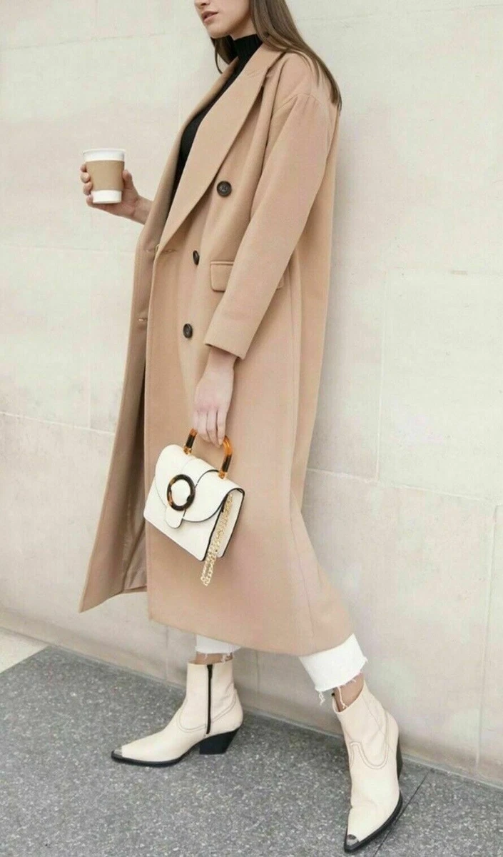 Warehouse double deals breasted coat