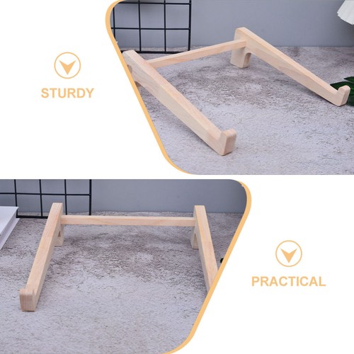 5 Pack Solid Wood Computer Stand Ergonomic Laptop Riser Holder for Home - Afbeelding 3 van 12