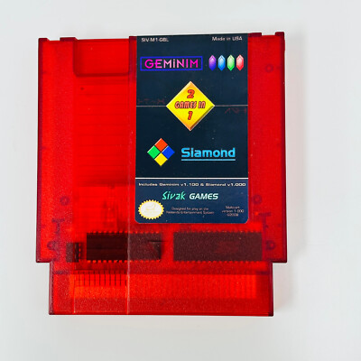 NES RETROZONE RETROUSB GEMINIM & SIAMOND V1.1 RED