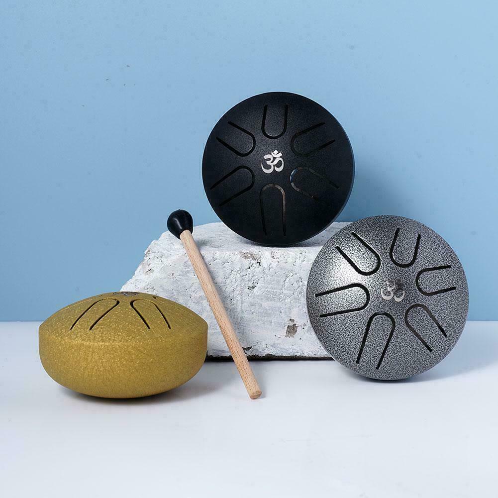 Buddha Stones Mini Steel Tongue Drum 3 Inch Sound Healing Drum Kit UK eBay