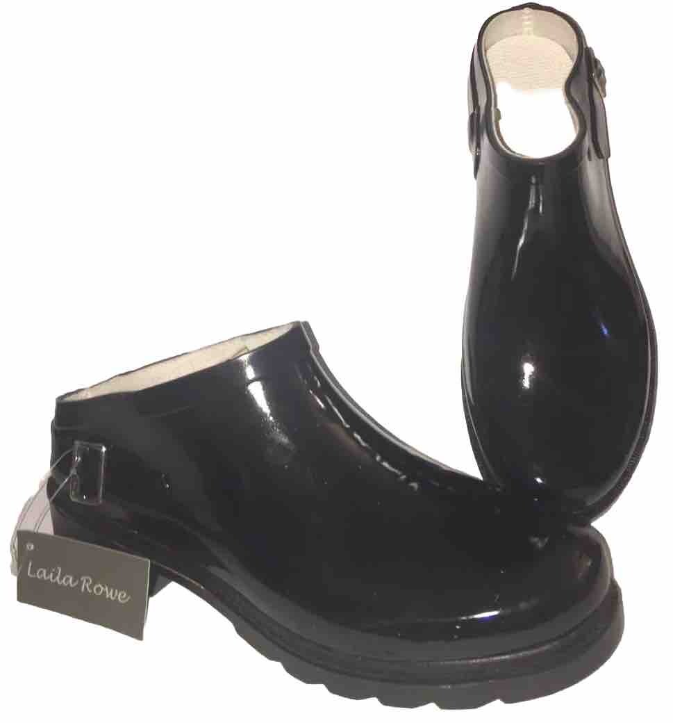 FILA Laila Rowe slip donna nero antipioggia uno RBT 4689 taglia 8 M Cottagecore Boho