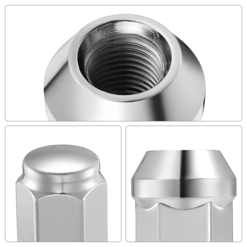 20X Chrome 7/16-20 Acorn Wheel Lug Nut For Chevy Caprice Chevelle Camaro Malibu - Image 3 of 4