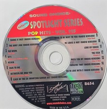 SC8654      POP HITS   SOUND CHOICE KARAOKE CDG LOT WA