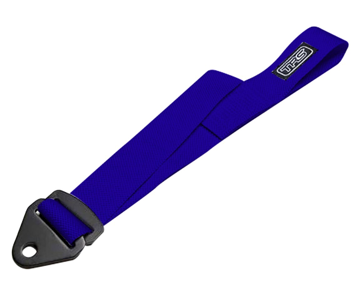 TRS Blue Adjustable Tow Eye Loop Strap Motorsport MSA Approved Rally Race Track