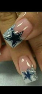 35 Dallas Cowboys Nail Art Designs Stylepics