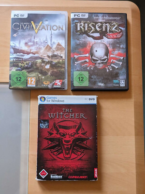 PC Spiele Civ5 Risen2 Witcher1
