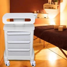 Mobile Beauty Spa Salon Medical Trolley Cart with Drawers Portable Tool Cart New