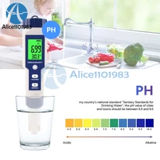 5 in 1 TDS/EC/PH/Salinity/Temperature Meter Digital Water Quality Monitor Tool