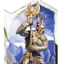Heroscape Custom Jandar- Narcissus Viking Champion PLEASE READ FULL DESCRIPTION