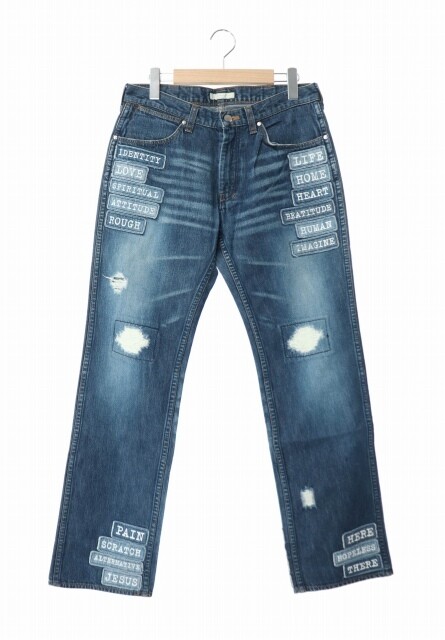 NUMBER (N)INE 02SS MODERN AGE ARCHIVE Crush Patchwork Denim NUMBER (N)INE 02SS MODERN AGE ARCHIVE Crush Patchwork Denim