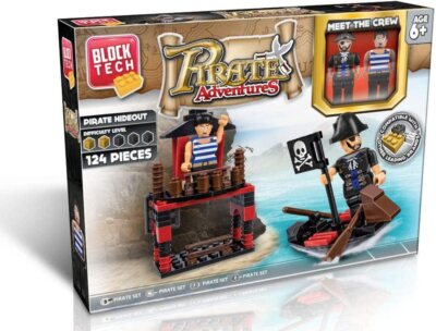 Block Tech PIRATENABENTEUER - Kinder Lernspaß Bauen kompatibel mit