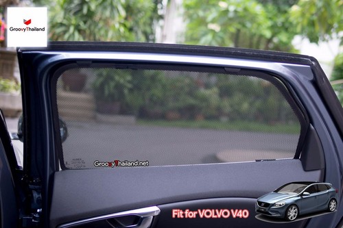 JUEGO DE 6 PIEZAS VOLVO V40 AJUSTE PERSONALIZADO CORTINA DE MALLA PLEGABLE PARASOL - Imagen 3 de 8