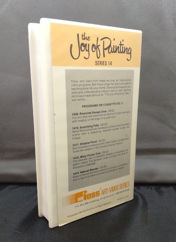 Bob Ross Joy of Painting VHS Lot Series 14 Volume 1-3 - Imagen 9 de 10