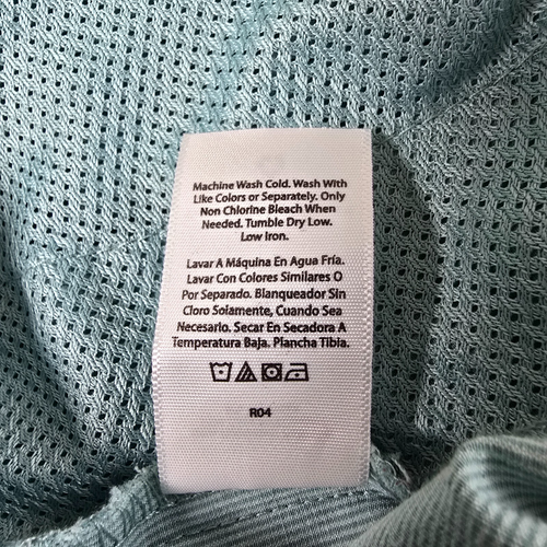 George Chino Shorts Mens Size 36 Aqua Blue Stretch Casual Summer Lightweight - Picture 11 of 12