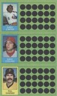 1981 Topps Baseball Scratch-Off - Dave Collins Gary Carter Phil Garner #66-84-102