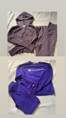 #ad Sweatpants and Hoodie Set Champion and a Other Set of 4 Bundle Size Medium $29.99