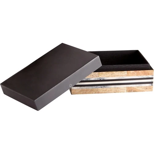 Cyan Design 10233 Avondale Natural And Black Container, Large - Picture 6 of 6